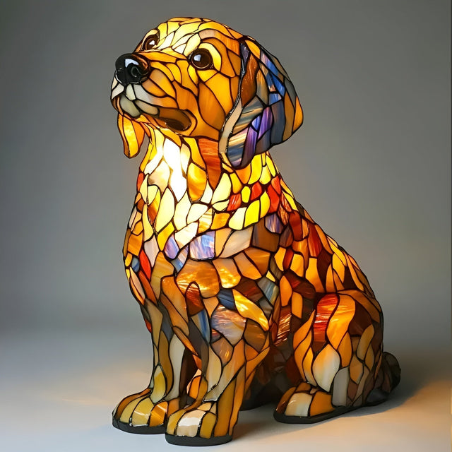 Pompom – Lampe spirituelle du golden retriever