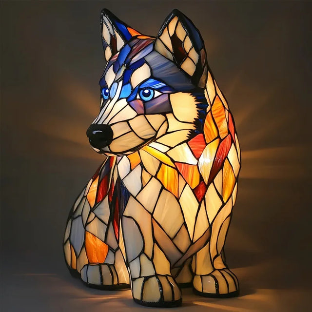Flocon – Lampe regard de glacier du husky