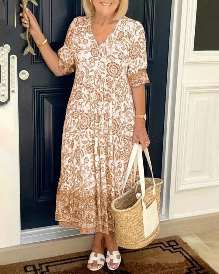 Madison | Graceful V-Neck Floral