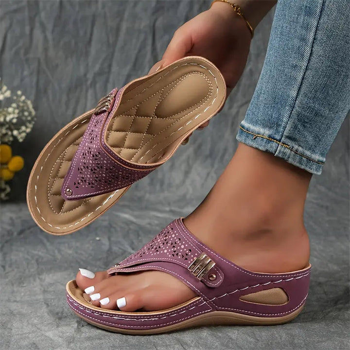 Élodie - Wedge toe sandals for women