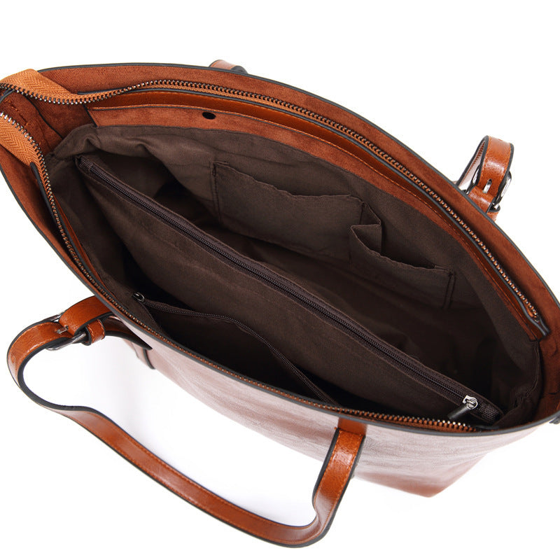 Sophia - Refined Elegance Vegan Leather Tote Bag