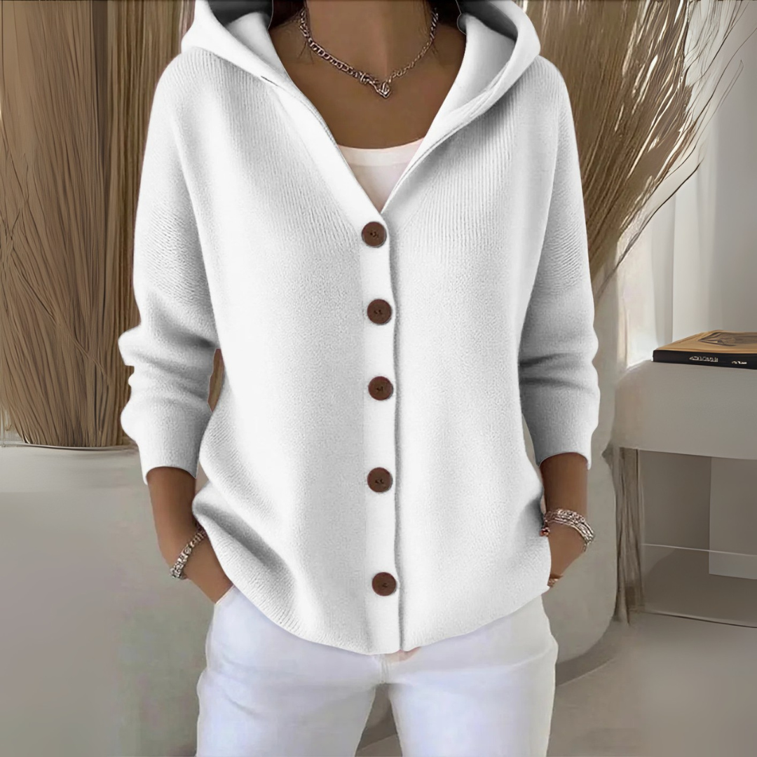 Camille | Gilet tendance à capuche