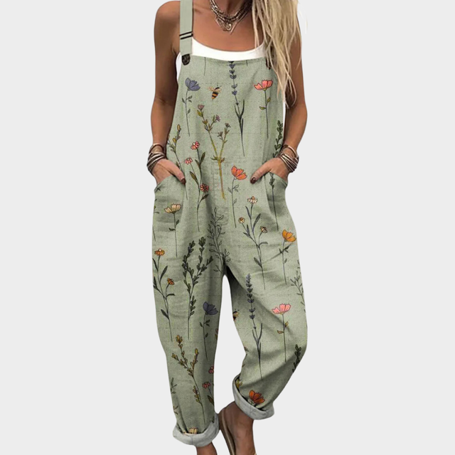 Cozy Printed Jumpsuit