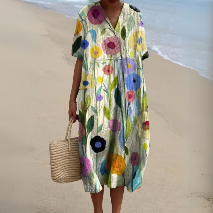 ROSALIE | ELEGANT FLORAL DRESS