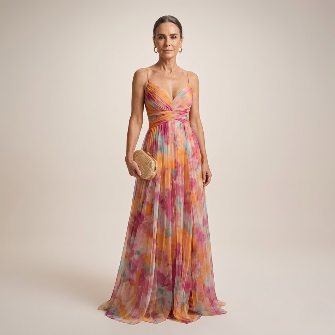 Bella - Elegant Floral Maxi Dress