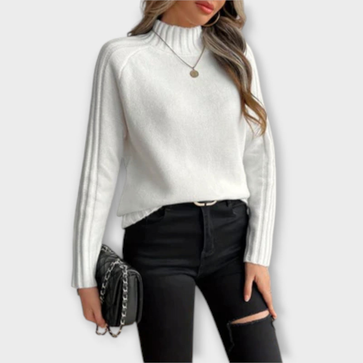 Hannah - Elegant Knitted Jumper