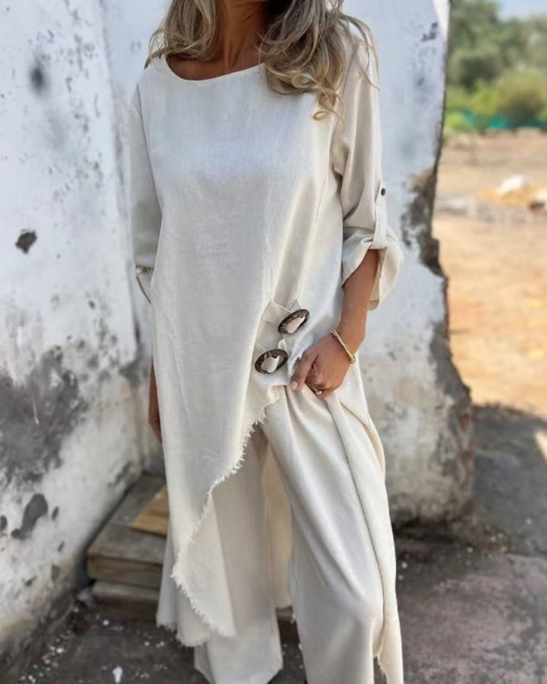 Isabelle | Relaxed Linen-Look Set
