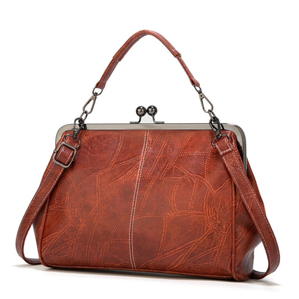 Mila | Sac vintage intemporel avec élégant fermoir à rabat