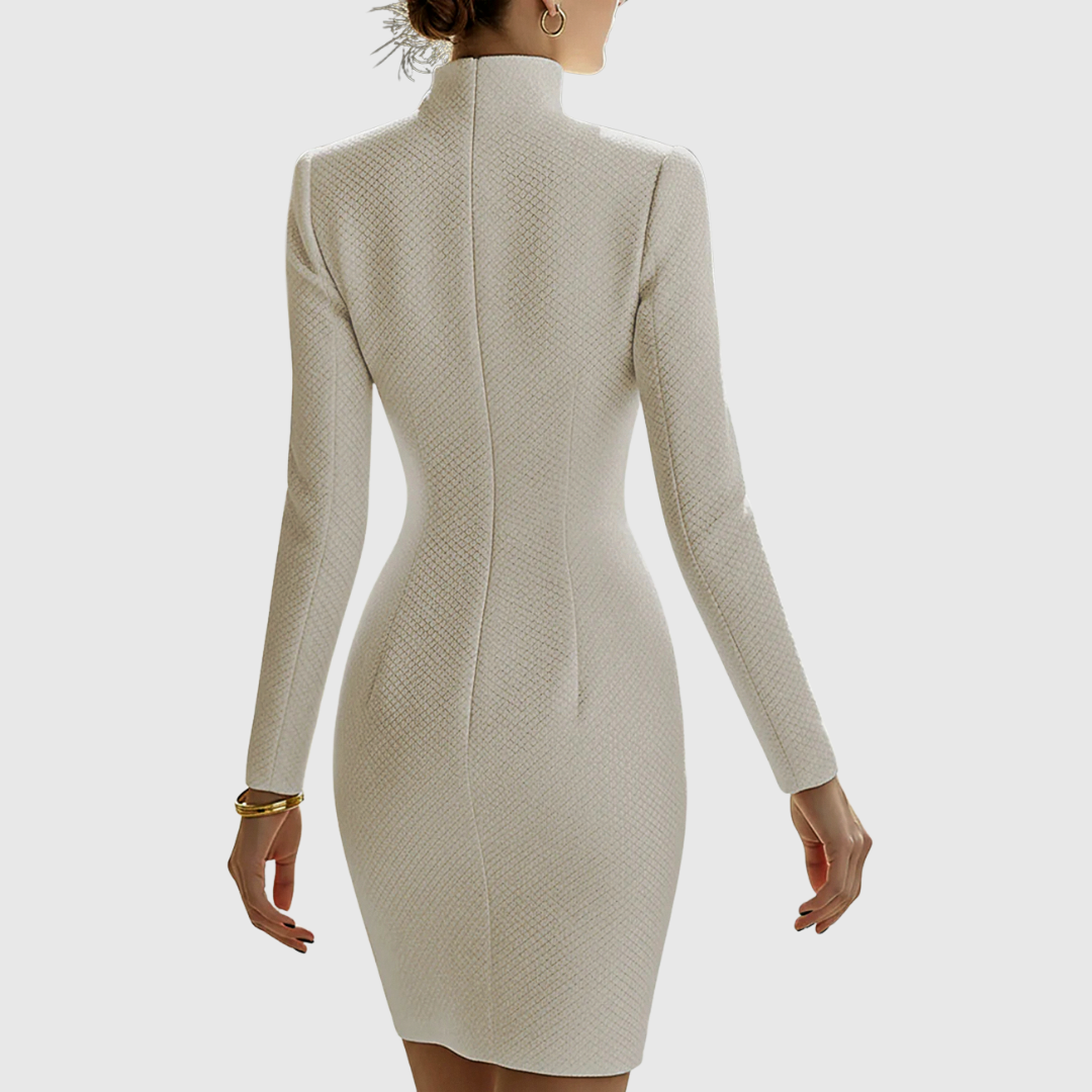 Harriet | Hourglass Vegan Leather Mini Dress