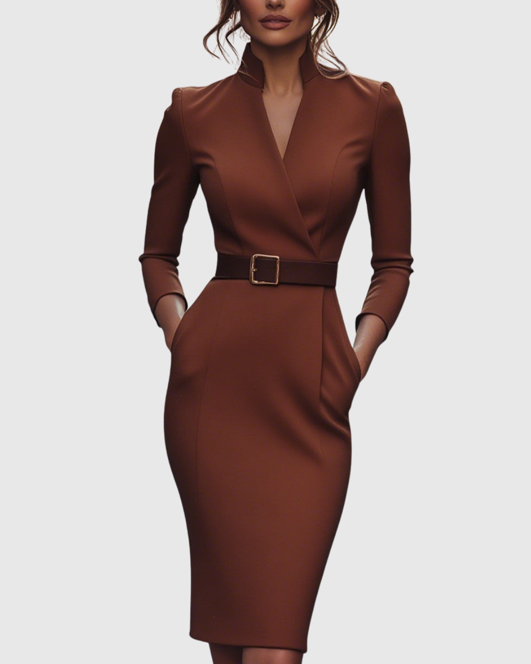 Claribel - Refined Midi Dress