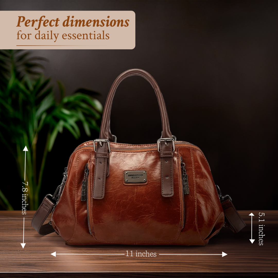 Katherine - Luxe Statement Vegan Leather Handbag
