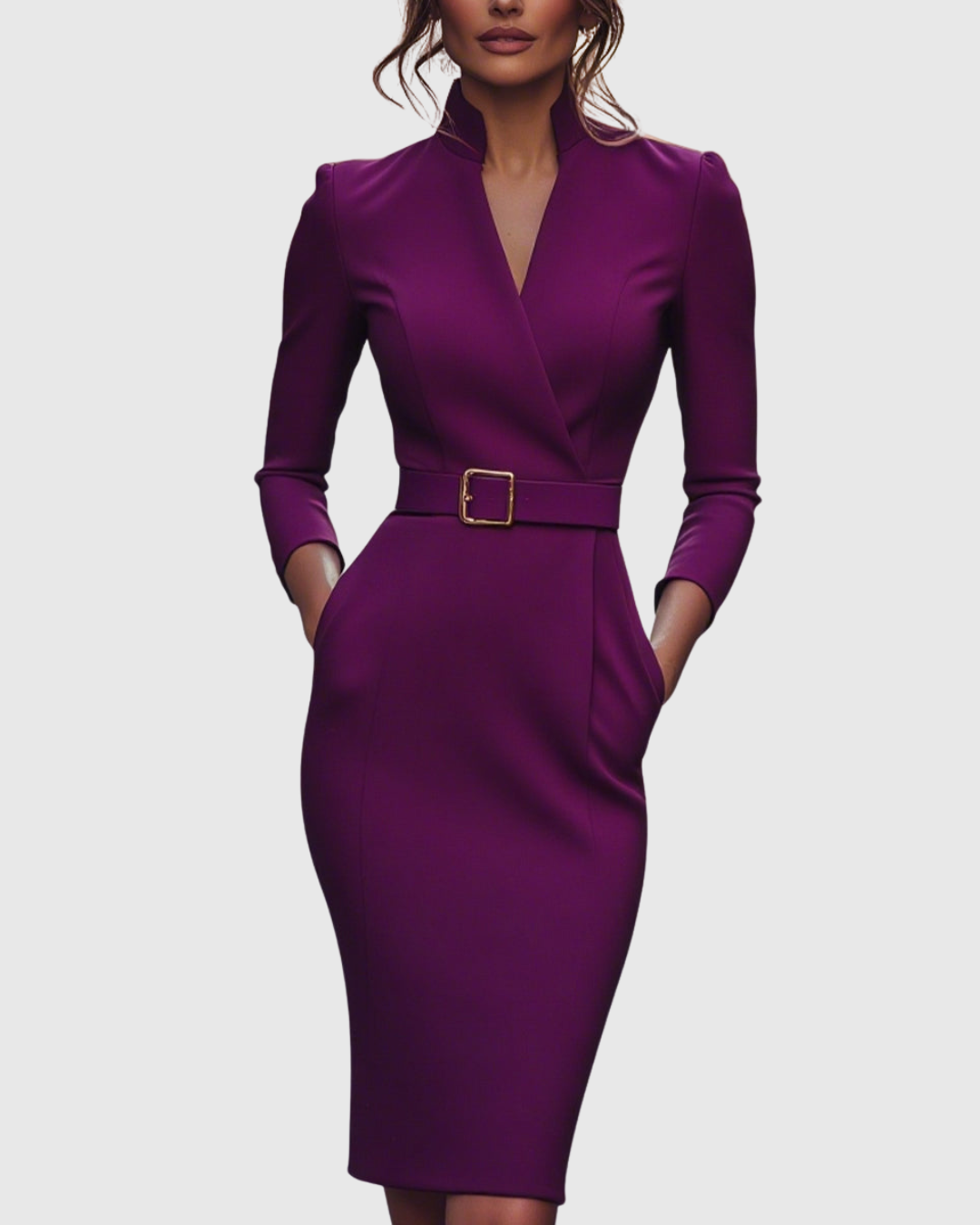 Claribel - Refined Midi Dress
