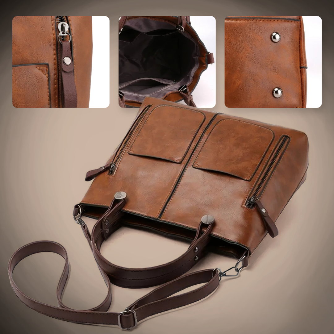 Nancy - Timeless Elegance Vegan Leather Shoulder Bag