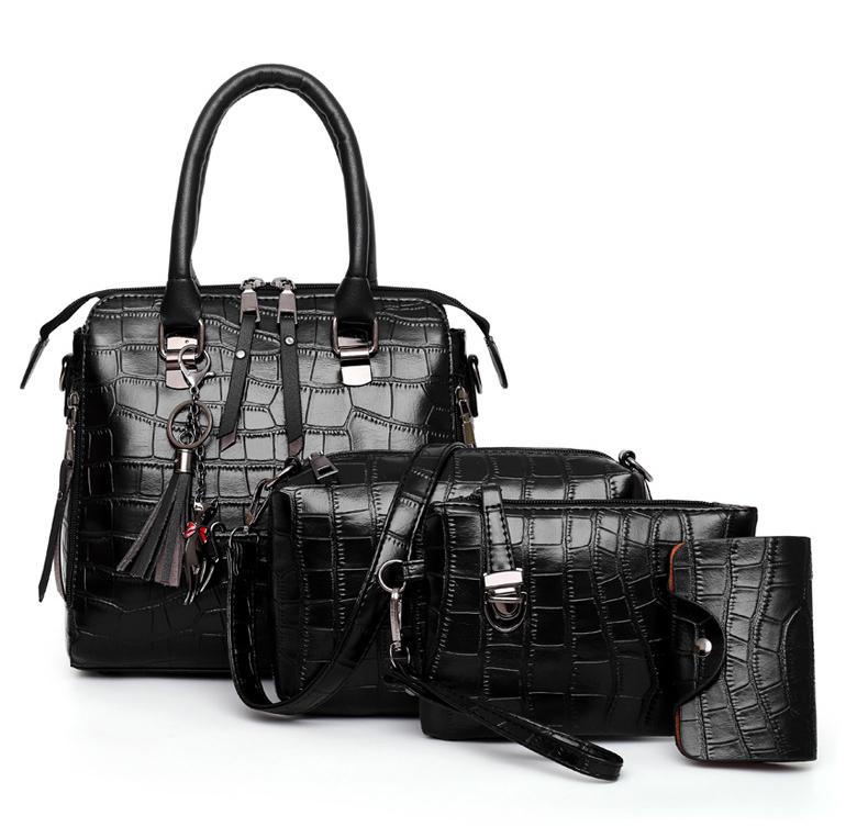Evelyn - Everyday Elegance 4-Piece Vegan Leather Bag Set