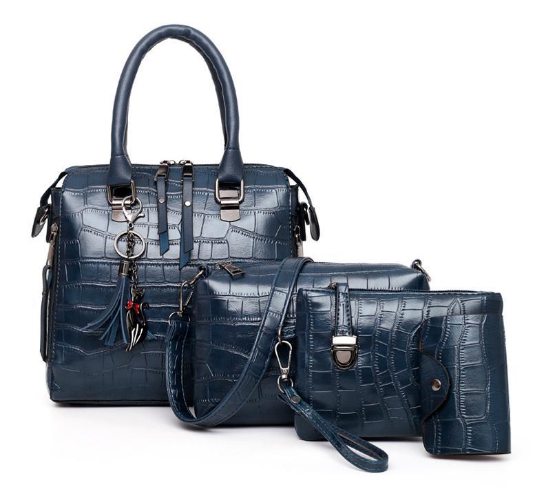 Evelyn - Everyday Elegance 4-Piece Vegan Leather Bag Set