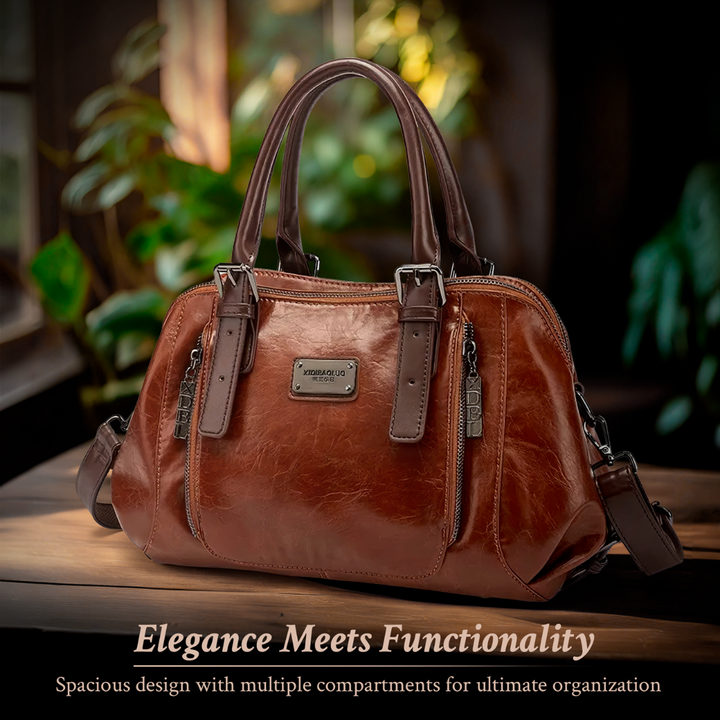 Katherine - Luxe Statement Leather Handbag