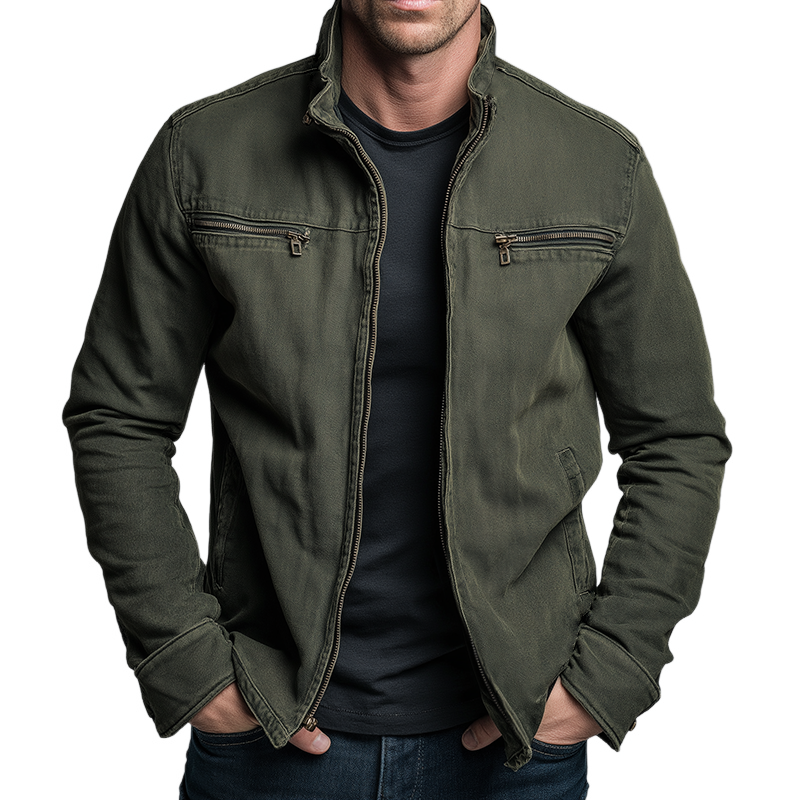 Denvera Vintage Cotton Zip Jacket