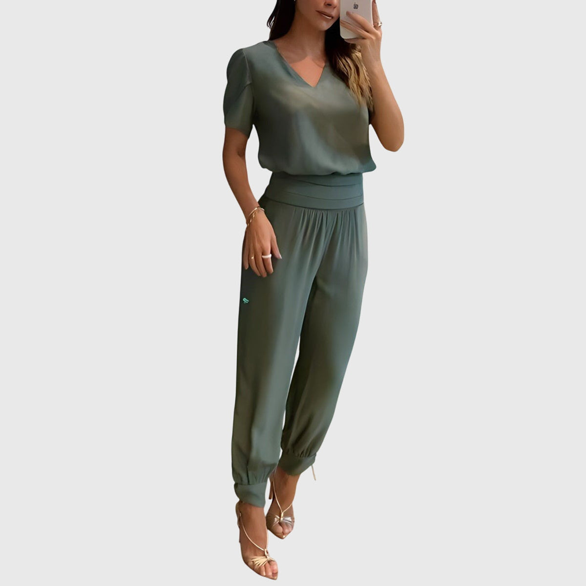 Jennifer™ | Trendy blouse and pants set