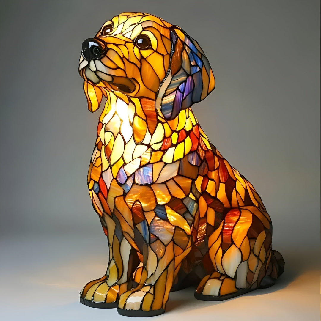 Pompom – Lampe spirituelle du golden retriever