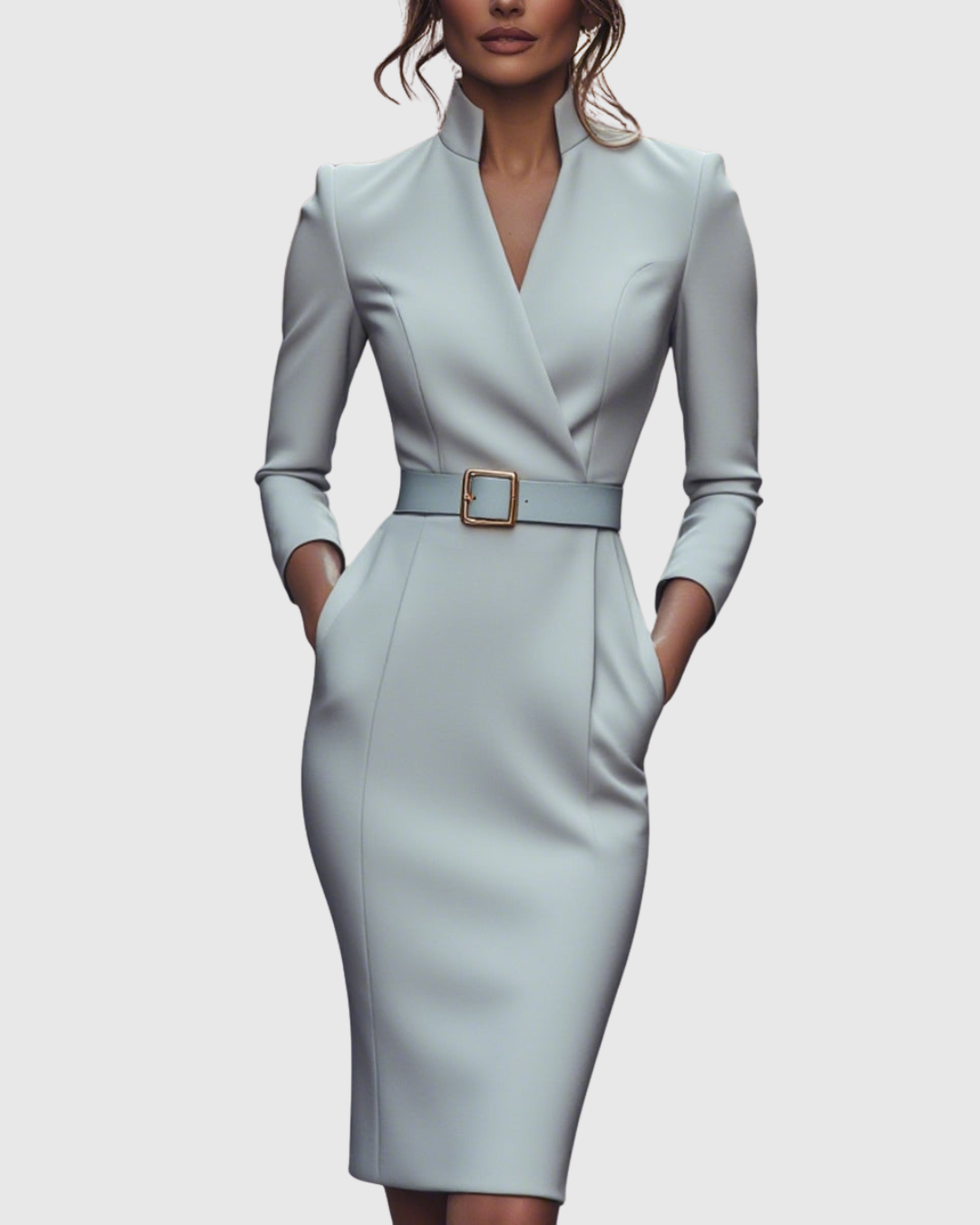 Claribel - Refined Midi Dress