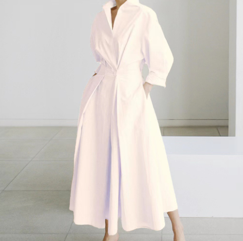 Blythe | Elegant Spring Shirt Dress