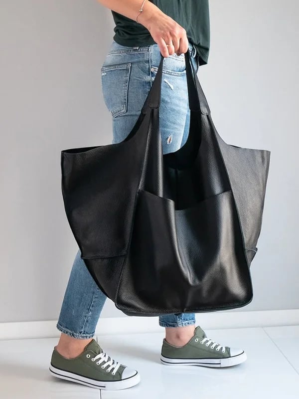 Ruth - Timeless Allure Vegan Leather Tote Bag