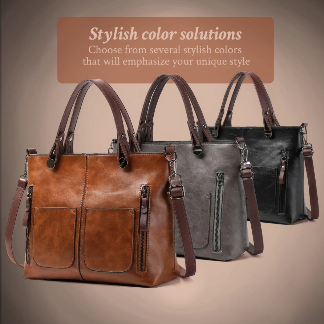 Nancy - Timeless Elegance Vegan Leather Shoulder Bag