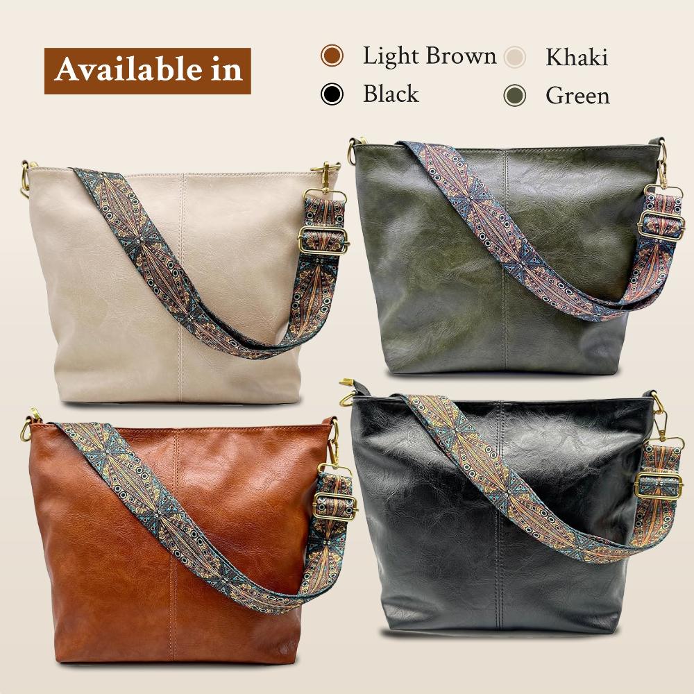 Linda - Vintage Charm Vegan Leather Shoulder Bag