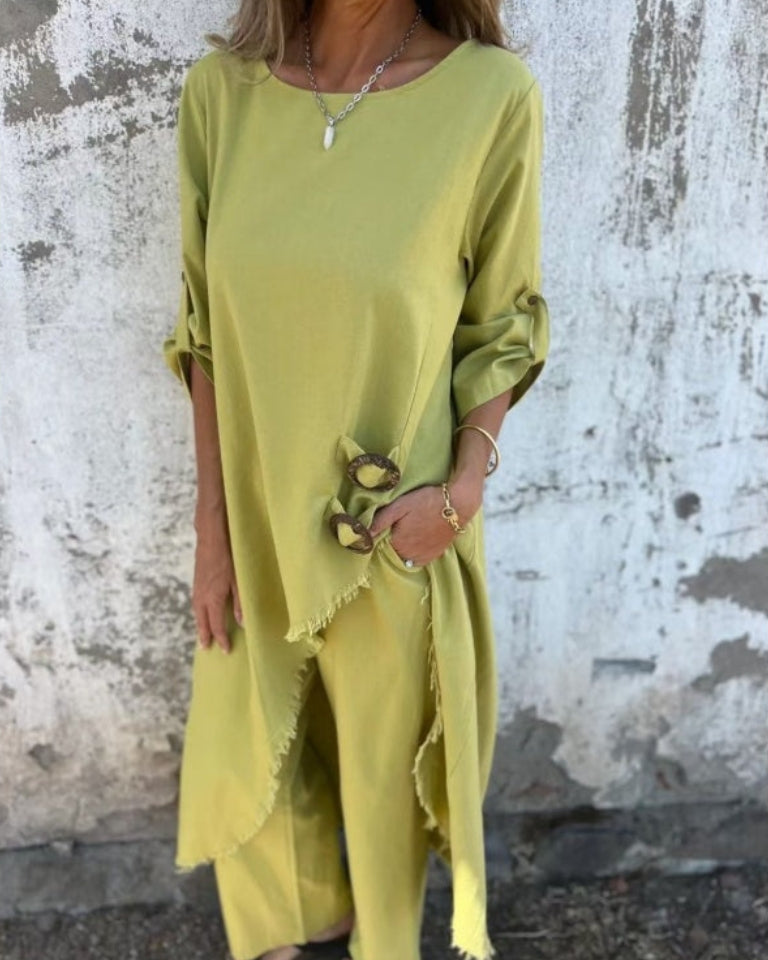 Isabelle | Relaxed Linen-Look Set