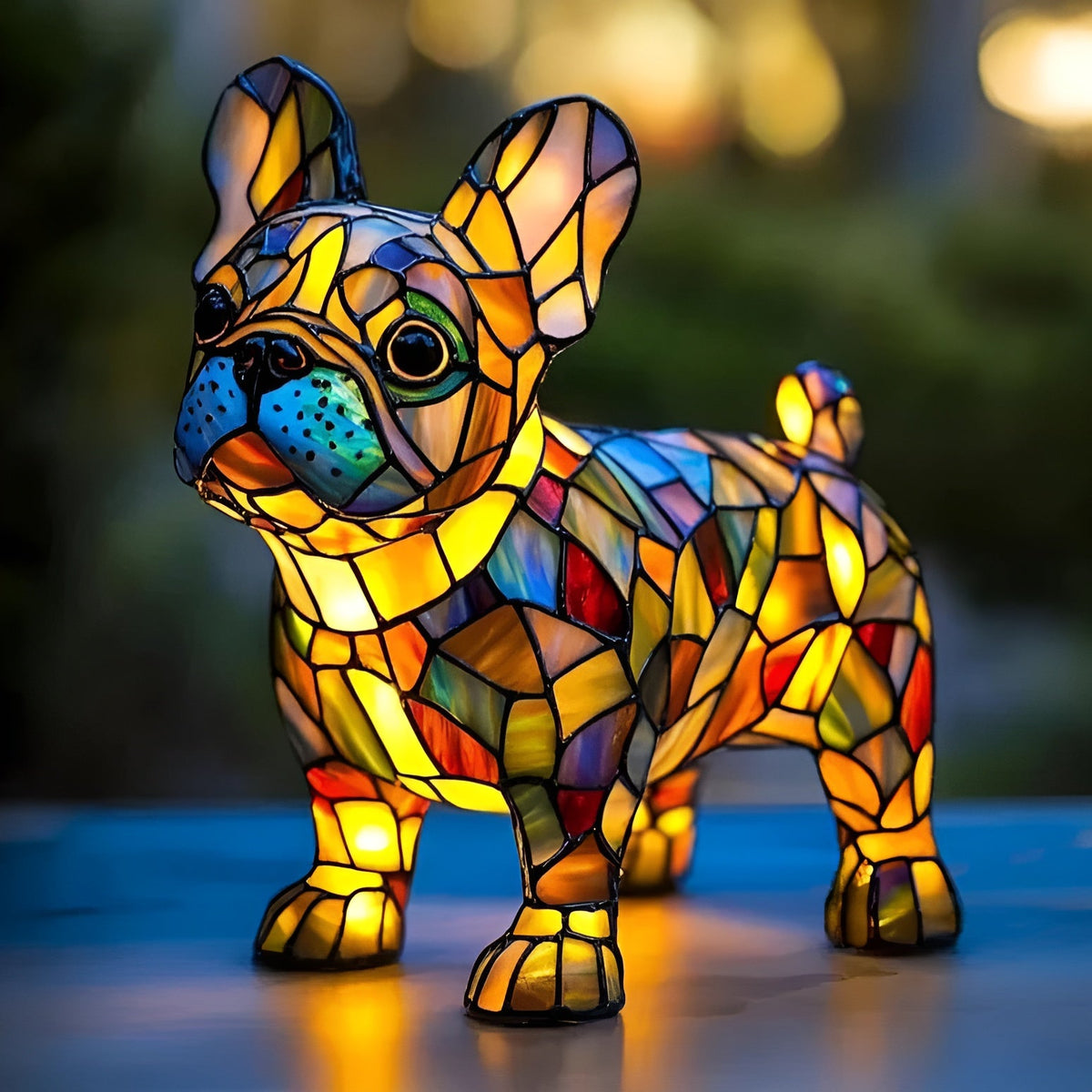 Biscotte – Lampe éclat du bouledogue français
