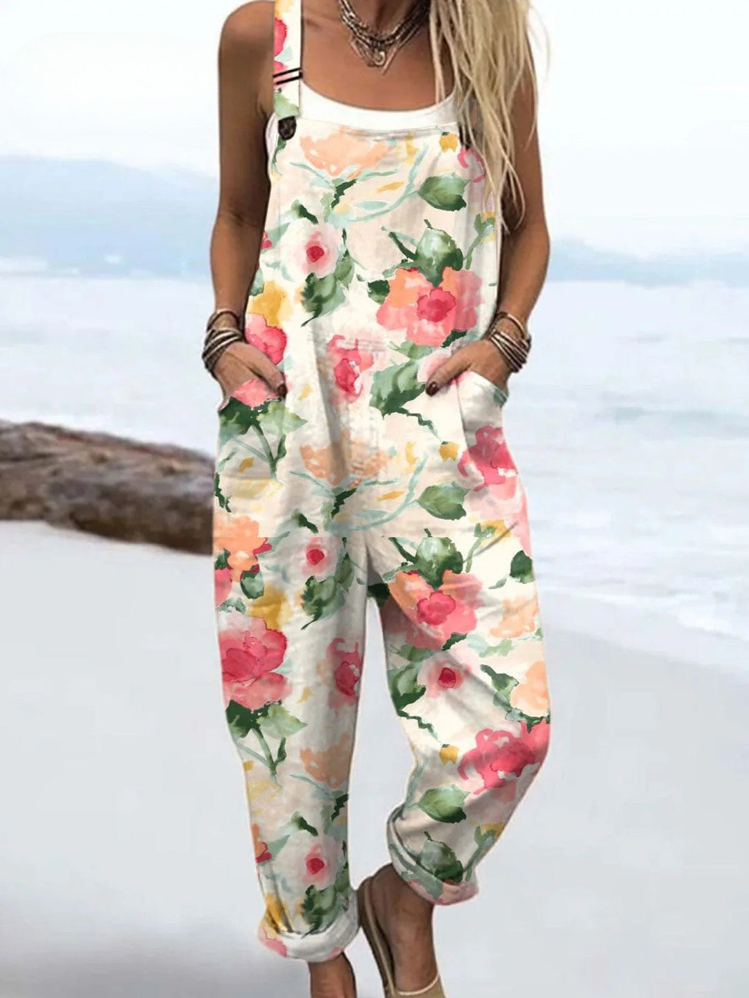 Petal and Poise Dungarees