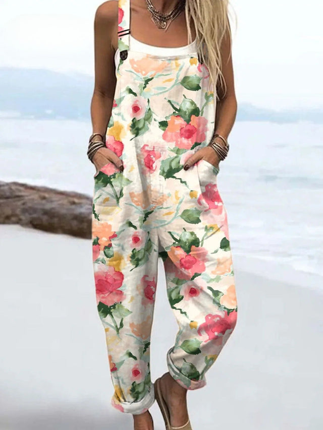 Petal and Poise Dungarees