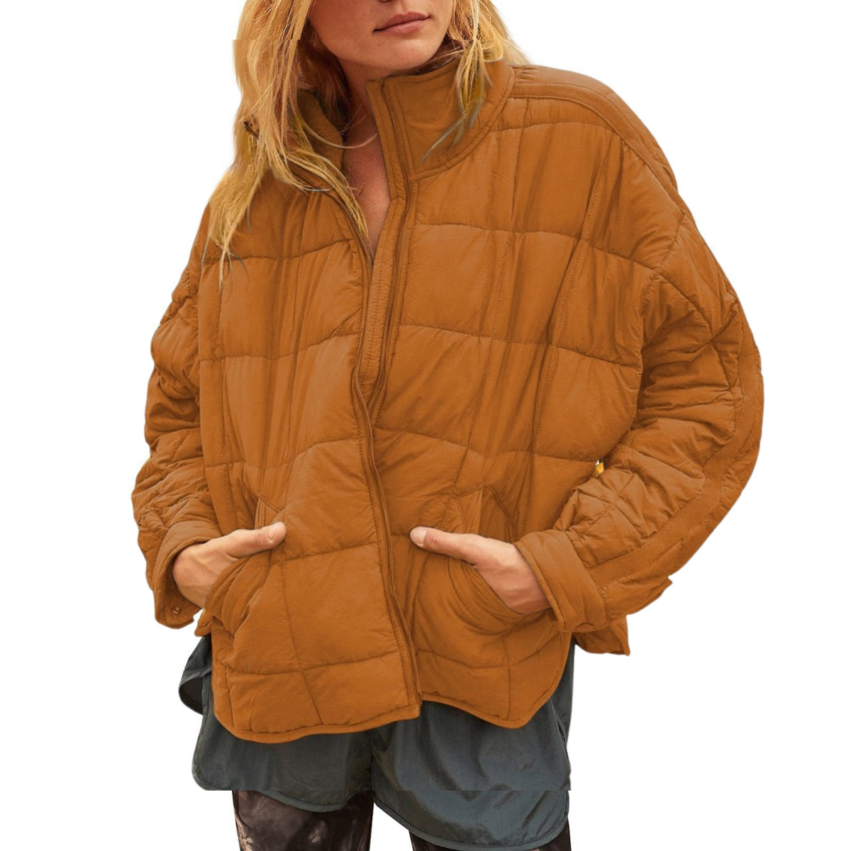 GEMMA™ – Lightweight Compact Zip Puffer Jacket