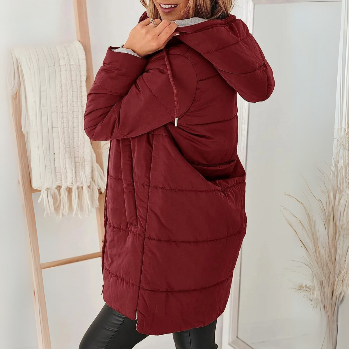 Ainsley - Casual Hooded Puffer Down Jacket