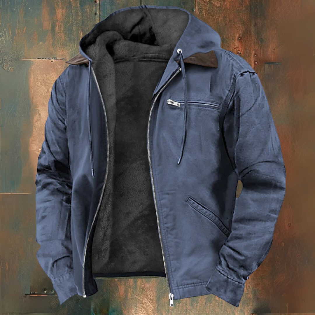 Veste-gilet zippée à capuche