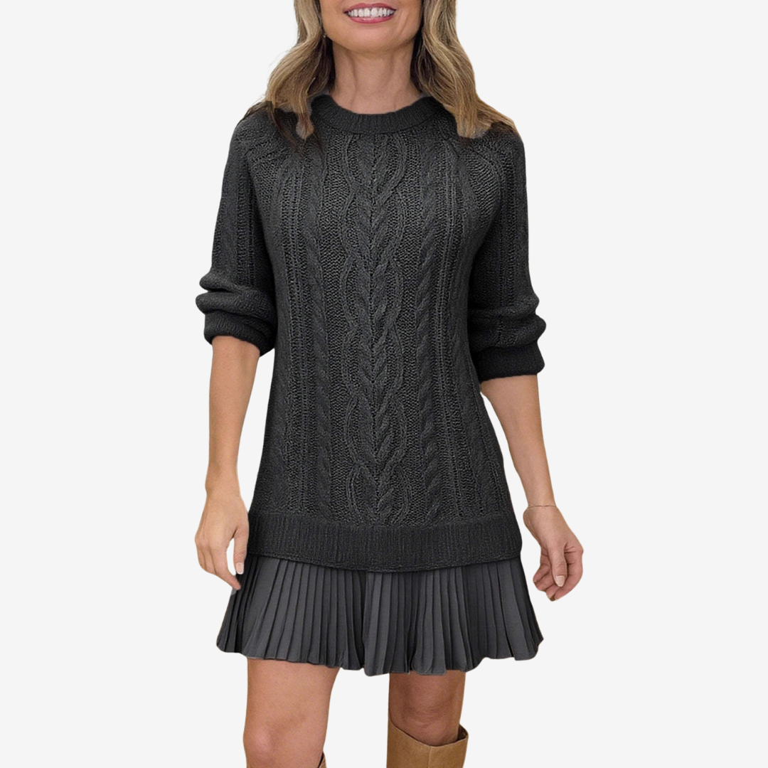 Gaëlle™ Robe Pull en Maille