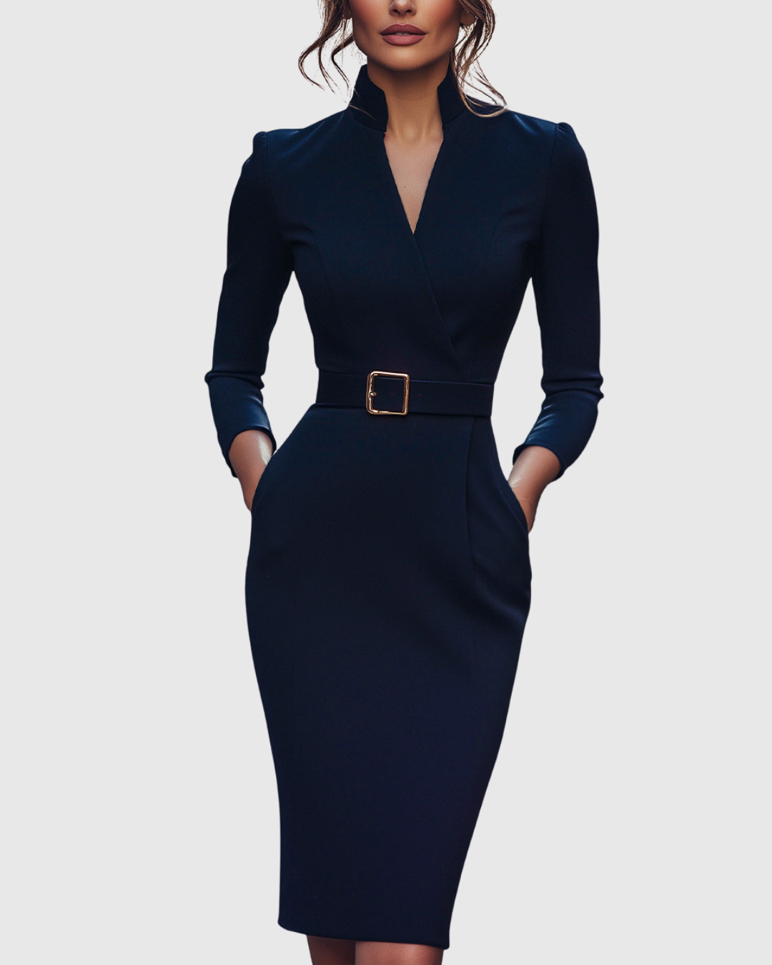 Claribel - Refined Midi Dress