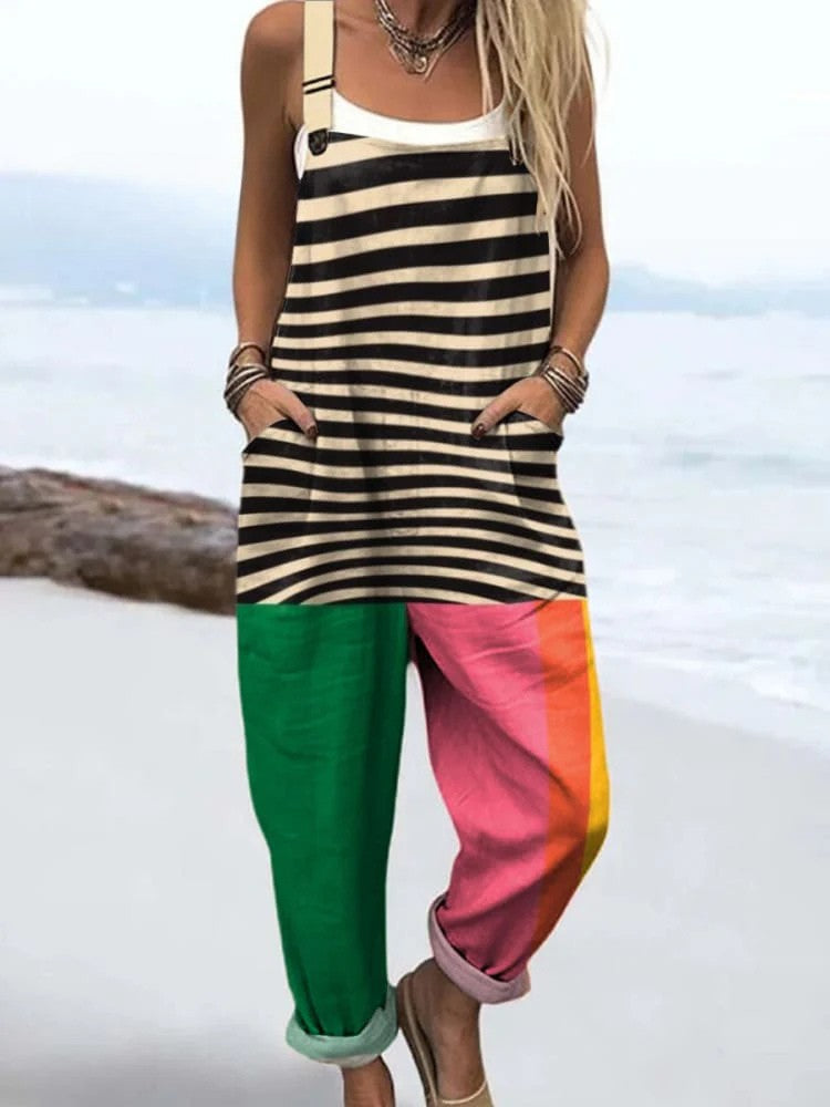 Zest and Stripes Jumpsuit