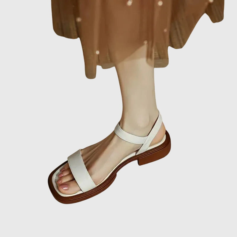 CELESTIA | COMFORT VEGAN LEATHER SANDALS