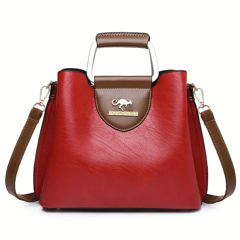 Isabella - Chic Vegan Leather Bucket Bag