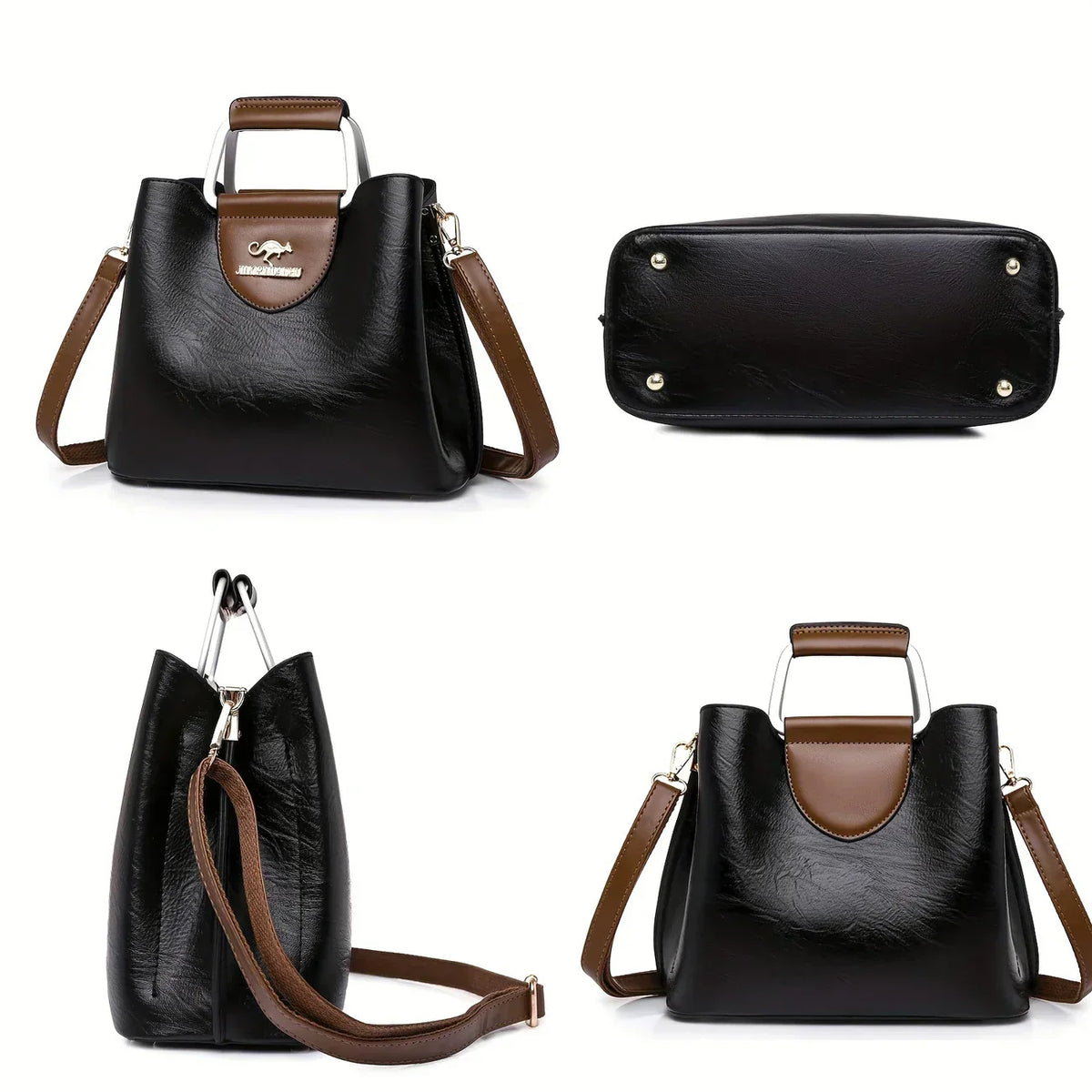 Isabella - Chic Vegan Leather Bucket Bag