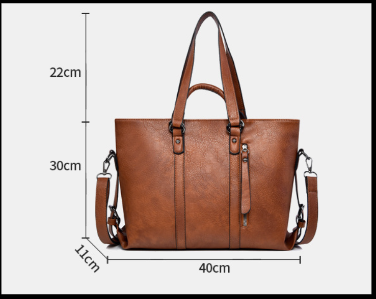 Olívia - Large Vegan Leather Bag