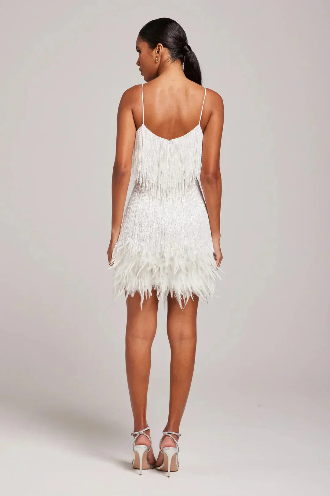 Alicia | Feather Mini Dress