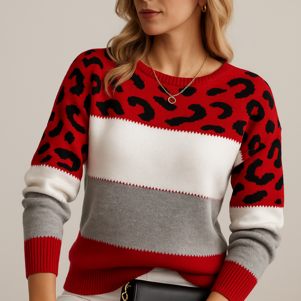 Pull Léopard Élégance