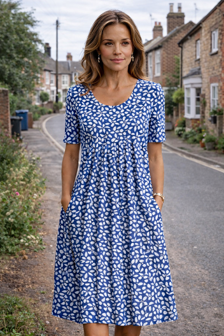 MARIANNE | ELEGANT DRESS WITH TUMMY COVERAGE