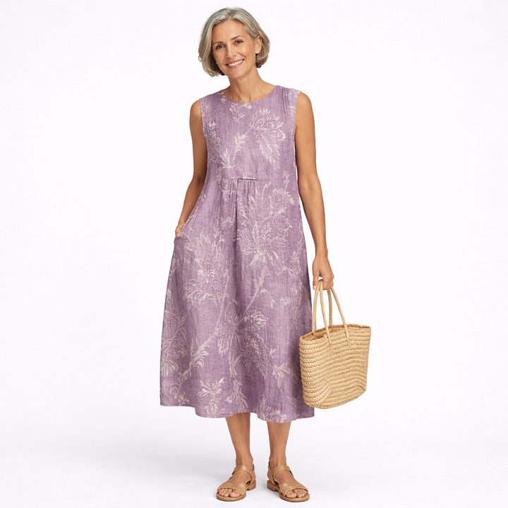 Mia | Floral Midi Dress
