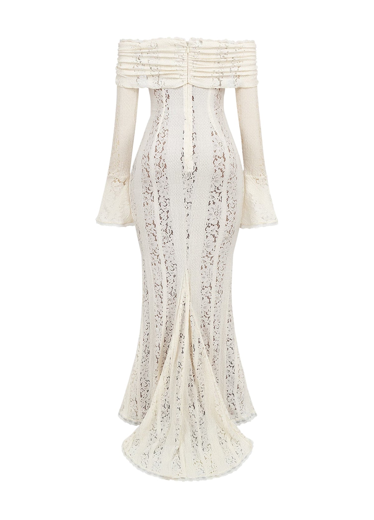 Arielle Lace Maxi Dress – White