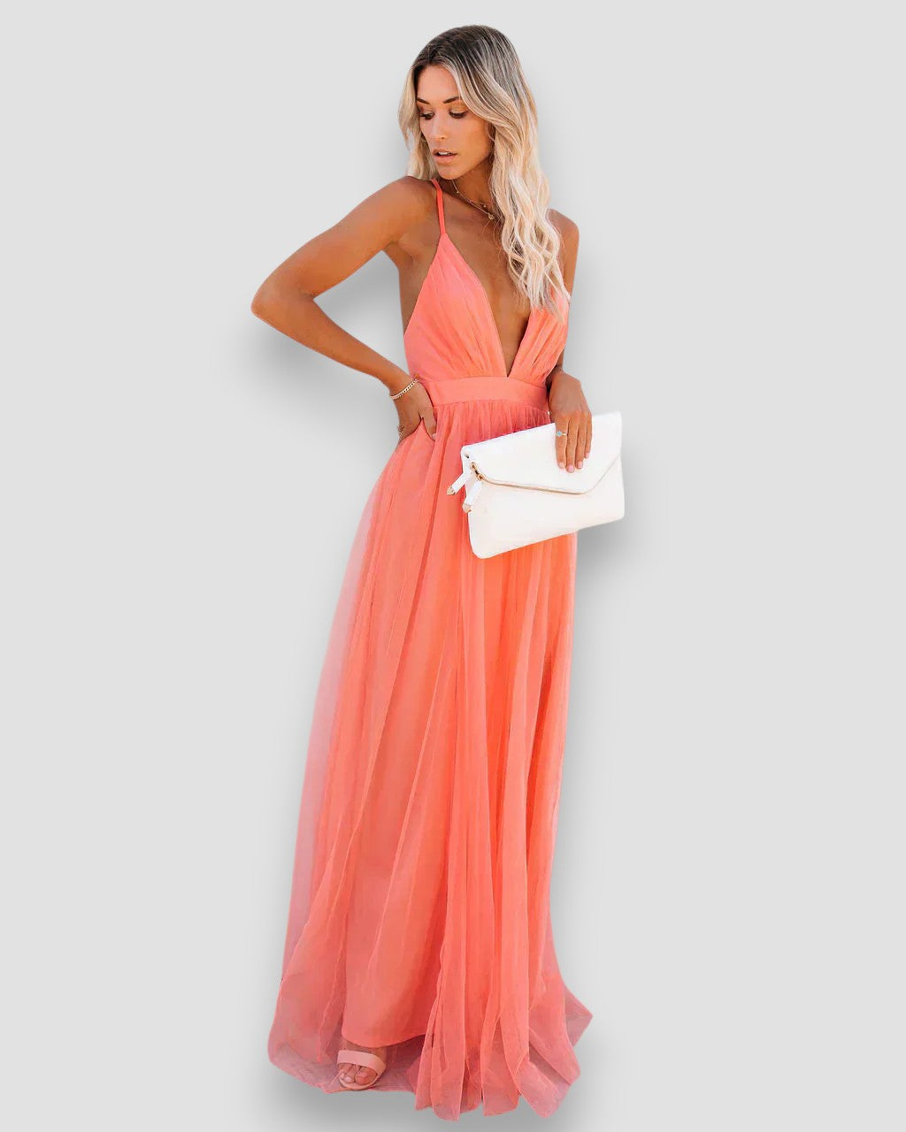 Élanor – Coastal Bloom Maxi Dress