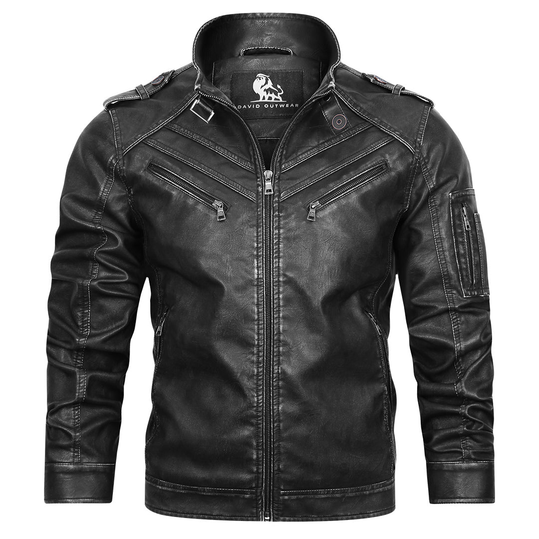Veste en Simili Cuir Engine