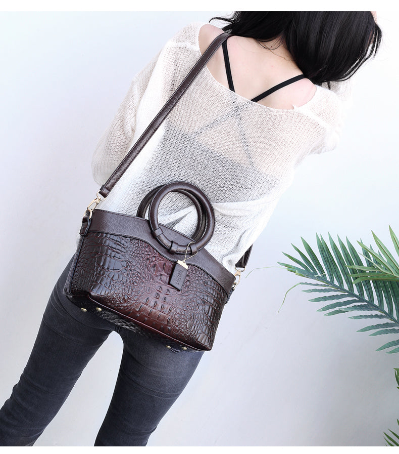 Frances - Classic Heritage Vegan Leather Shoulder Bag